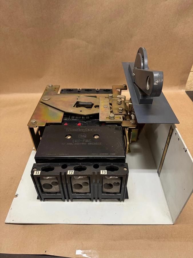 Used Westinghouse LA3400PRF 400A Circuit Breaker Tri-Pac with Frame & External Switch