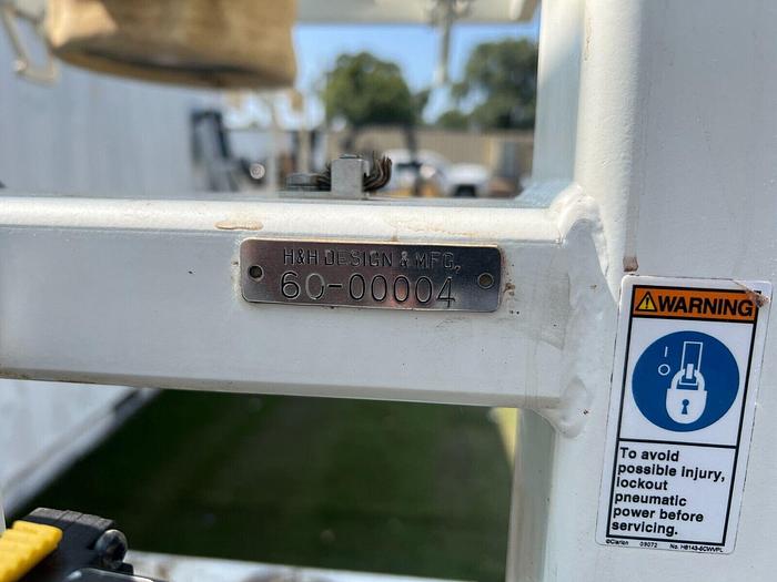 Used H&H Products Bulk Bag Fill Station, Load Cell, Avery Weightronix Digital ReadOut