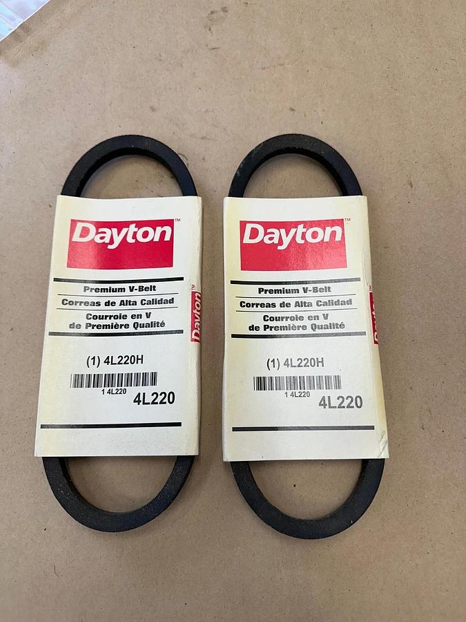 Dayton 4L220H V-Belt*NEW* Lot of 2