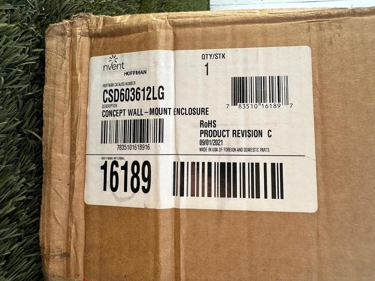 Used NVent CSD603612LG Enclosure *FACTORY SEALED*