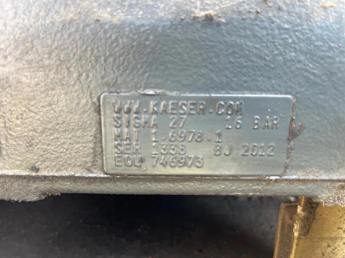 Used Kaeser CSD 75 Rotary Screw Air Compressor, 75Hp, CFM: 283, PSIG: 175