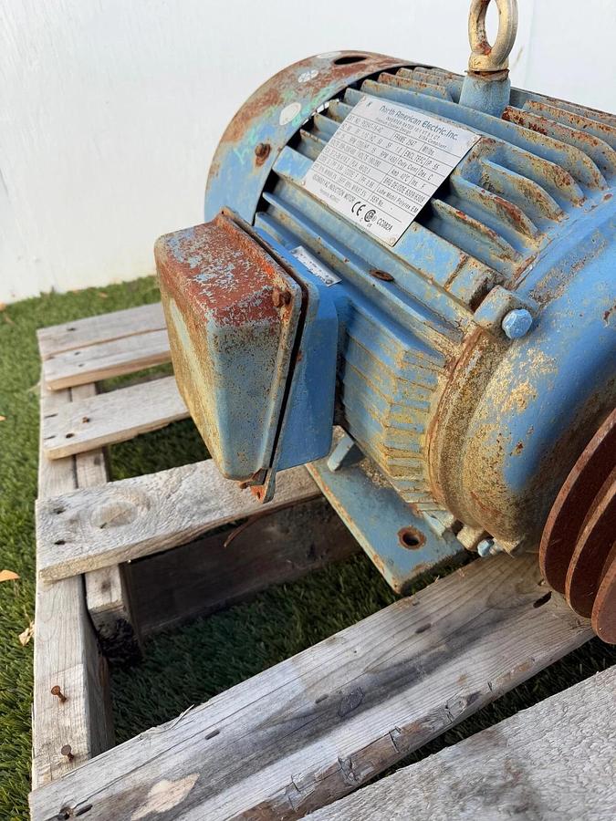 Used North American Electric Inc PE254T-15-4C 15HP 1750RPM 208-230/460V 254T Frame