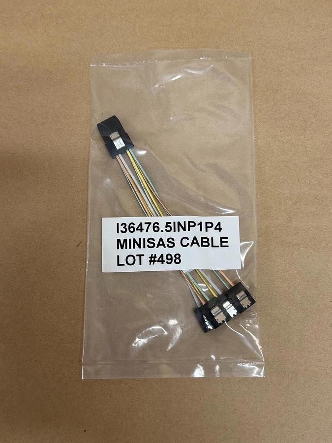 Used MINI-SAS Breakout Cable I36476.5INP1P4 *NEW*