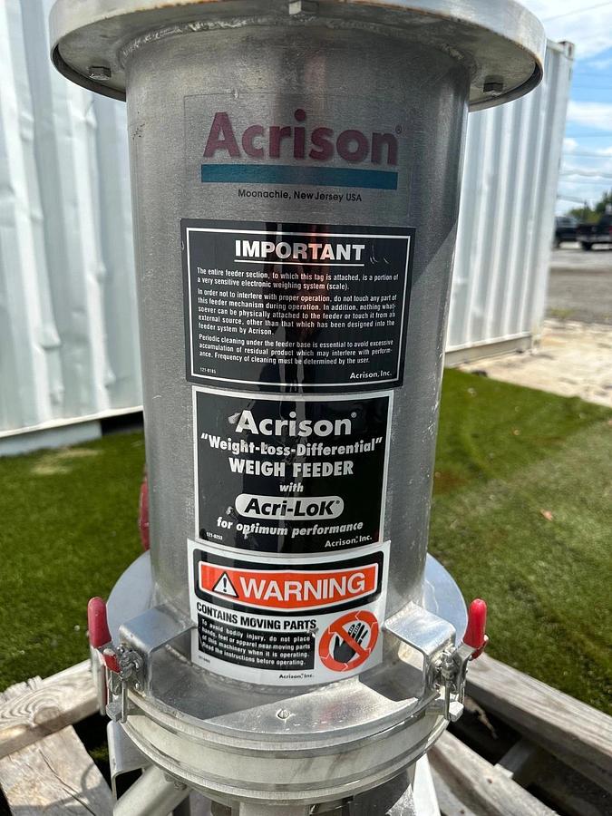 Used Acrison, Inc. 406-5-10-170-00-BC/2 Feeder, Marathon 1/4Hp Motor @ 1725RPM