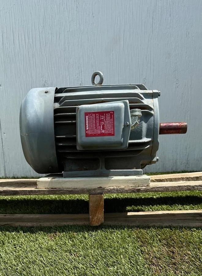 Used MagneTek 9-391132-62 7.5Hp Motor @ 1740RPM, 230/460V, 3 Phase, 60Hz