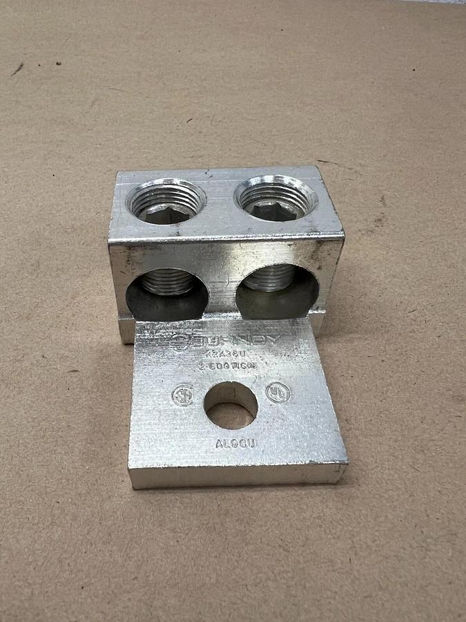 Used Burndy K2A36U Universal Terminal (includes 2 pcs)