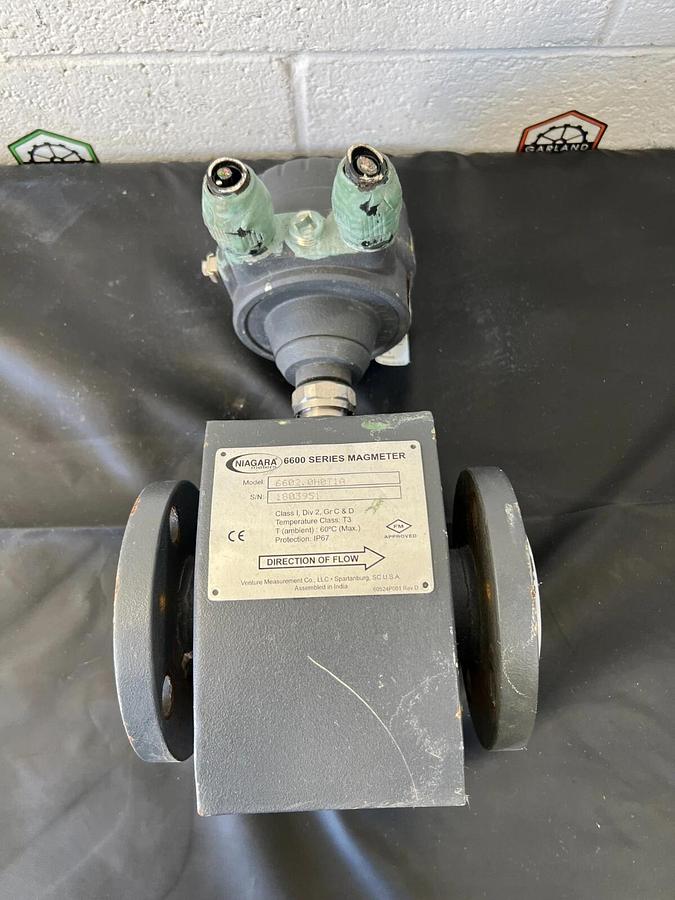 Used Niagara Meters 6602.0H0T1A Flow Meter, 6600 Series, 2” Line Size, 6” flange size