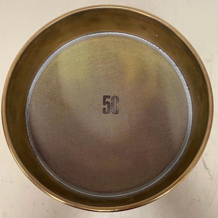 Used Fisher Scientific 8” Test Sieves, Lot of 4: .300 mm, .150 mm, .147 mm, .045 mm