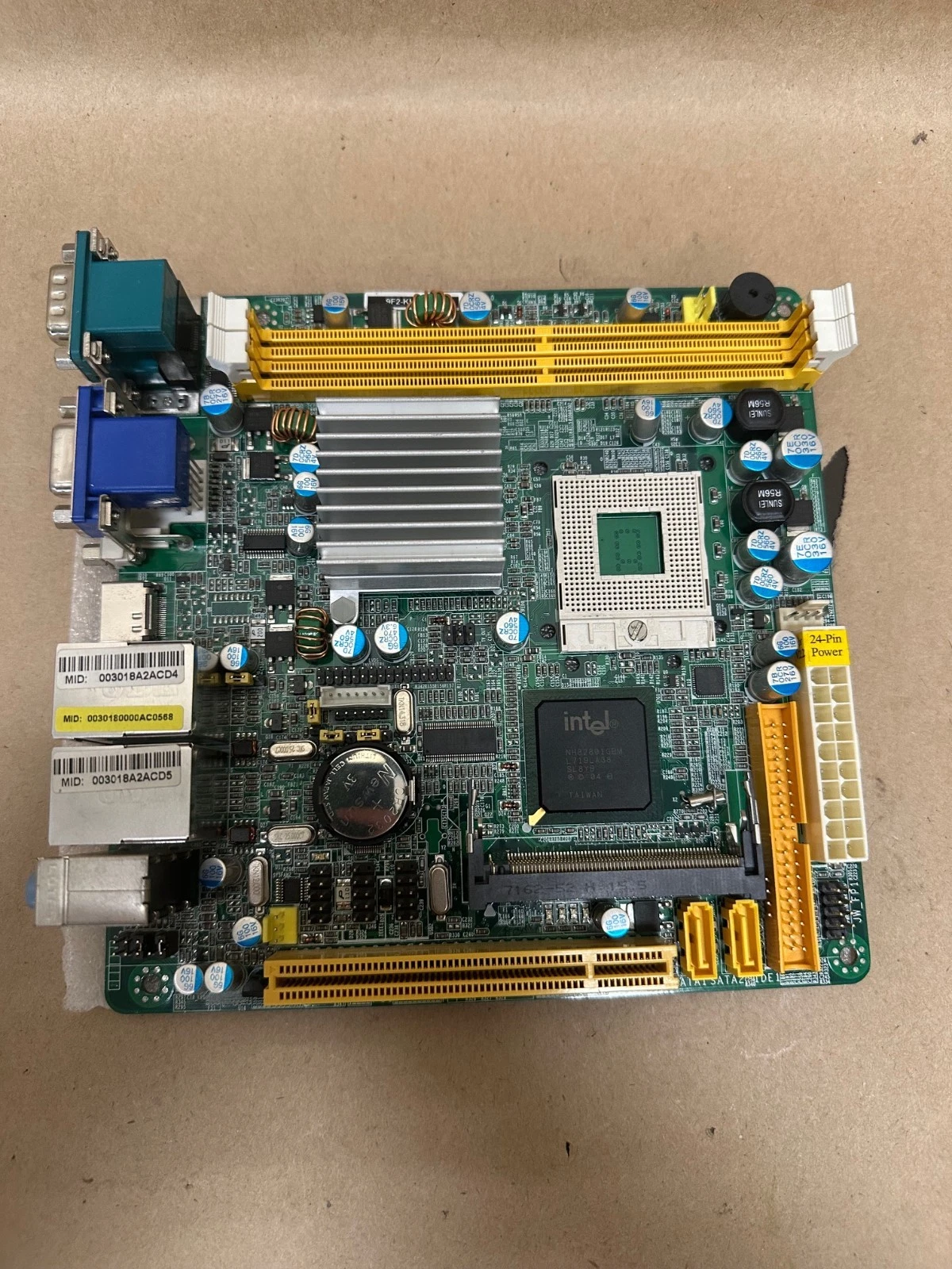 Used Jetway 9F2-KHDE-PB Legacy Mini-ITX Motherboard *NEW*