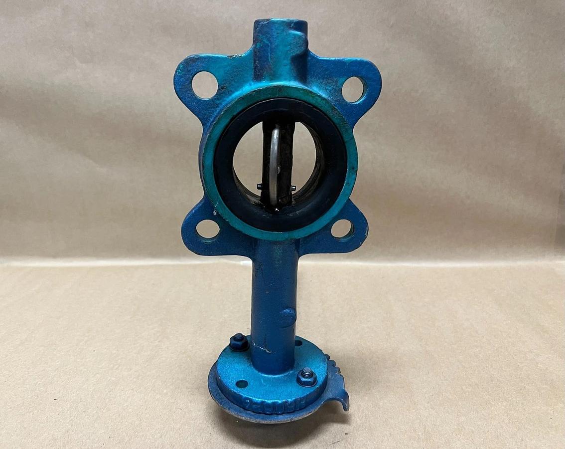 Used Cast Iron Butterfly Valve, 2-1/2" CI 25