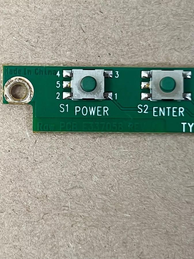 Used Tyco Electronics E337058 REV. A Control Board