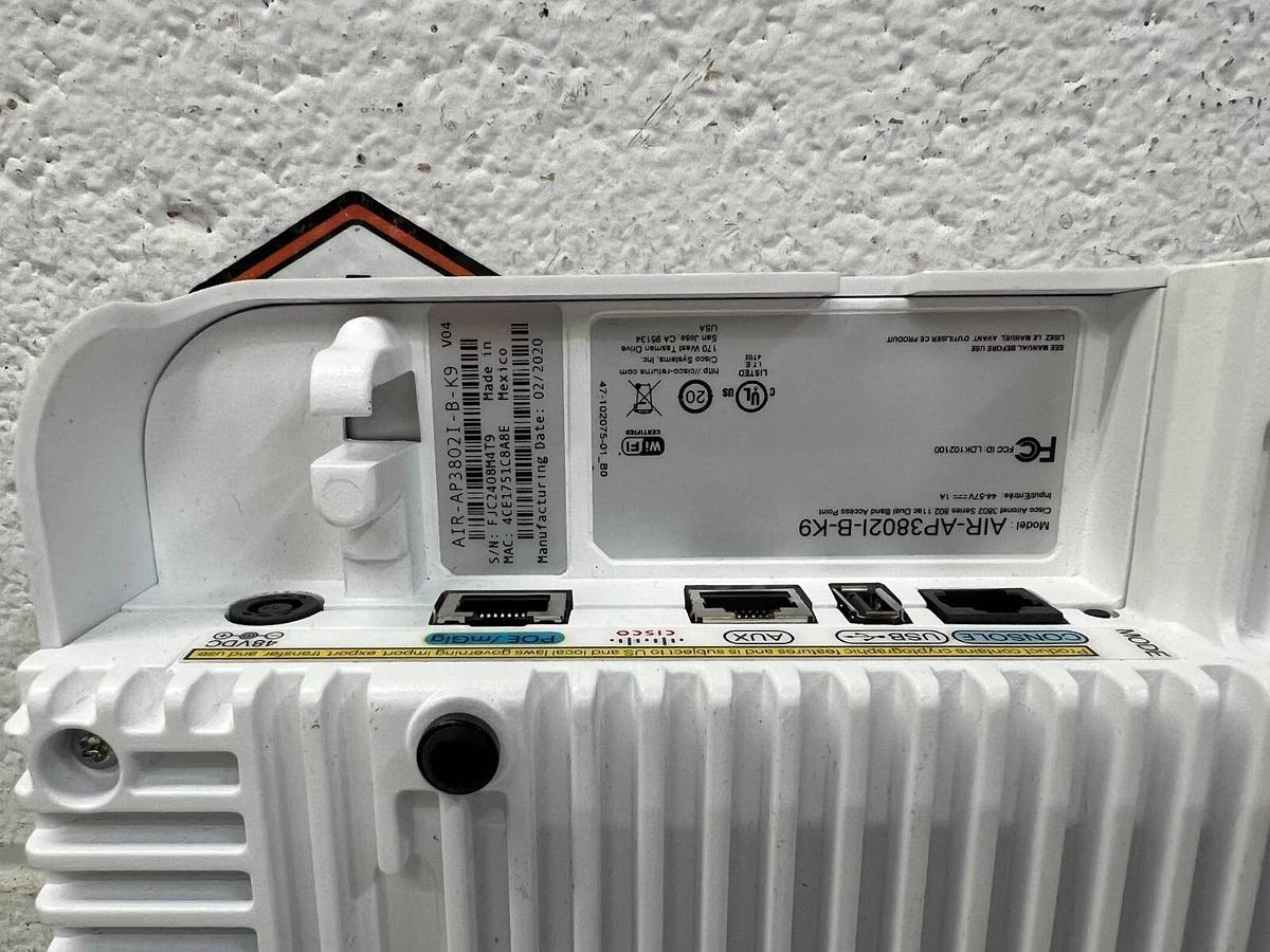 Used Cisco AIR-AP3802I-B-K9 Aironet 3802 Series 802.11ac Dual Access Point