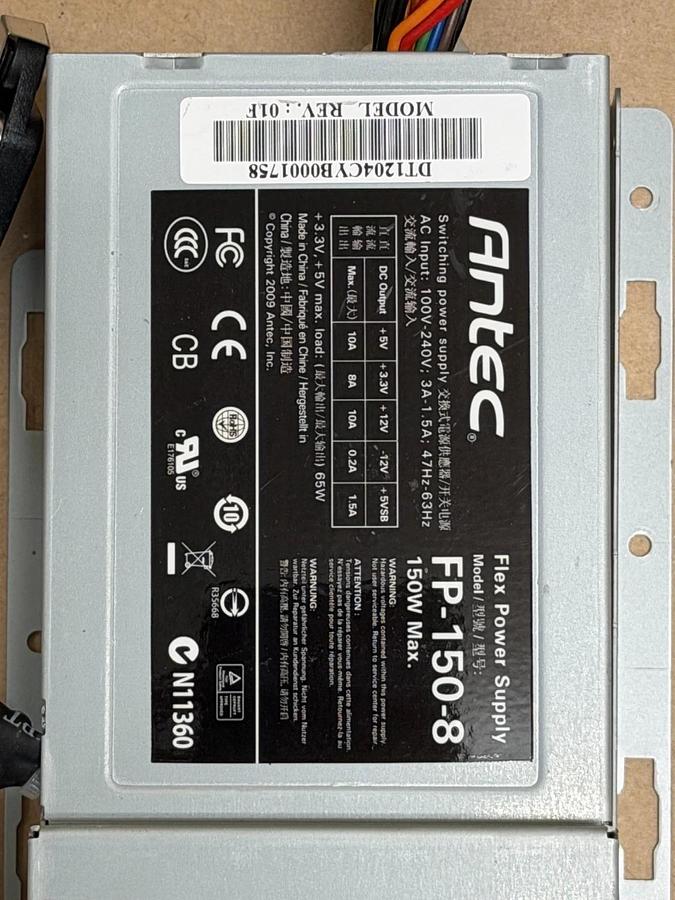 Used ANTEC FP-150-8 Flex Power Supply, 150w Max