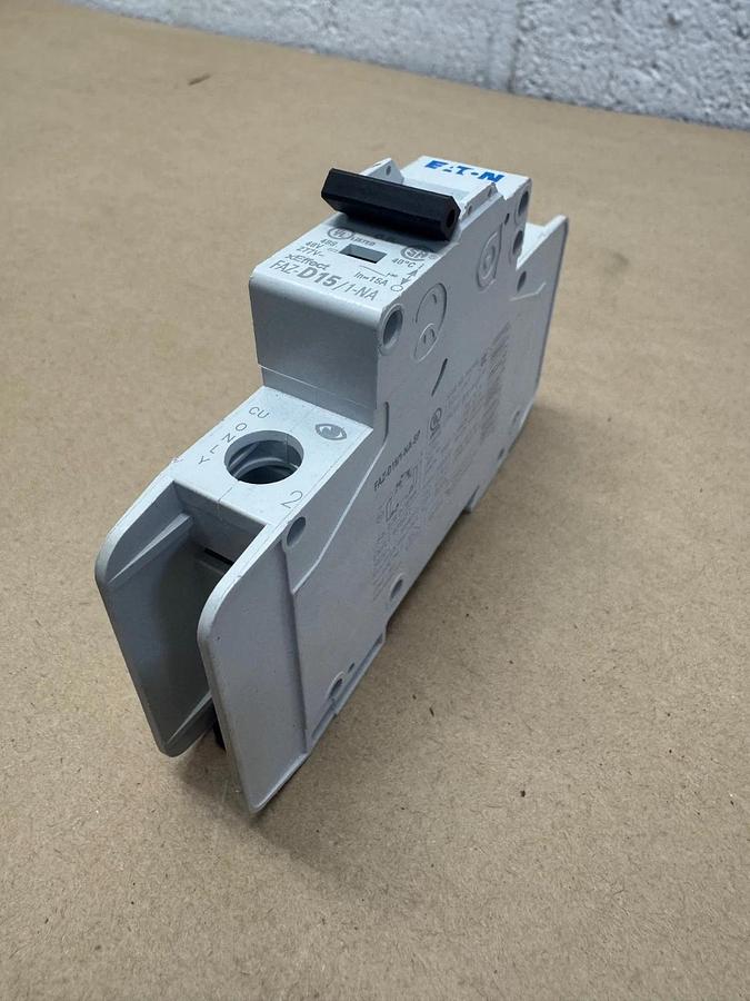 Used Eaton FAZ-D15/1-NA-SP 1 Pole 15A Circuit Breaker *NEW*