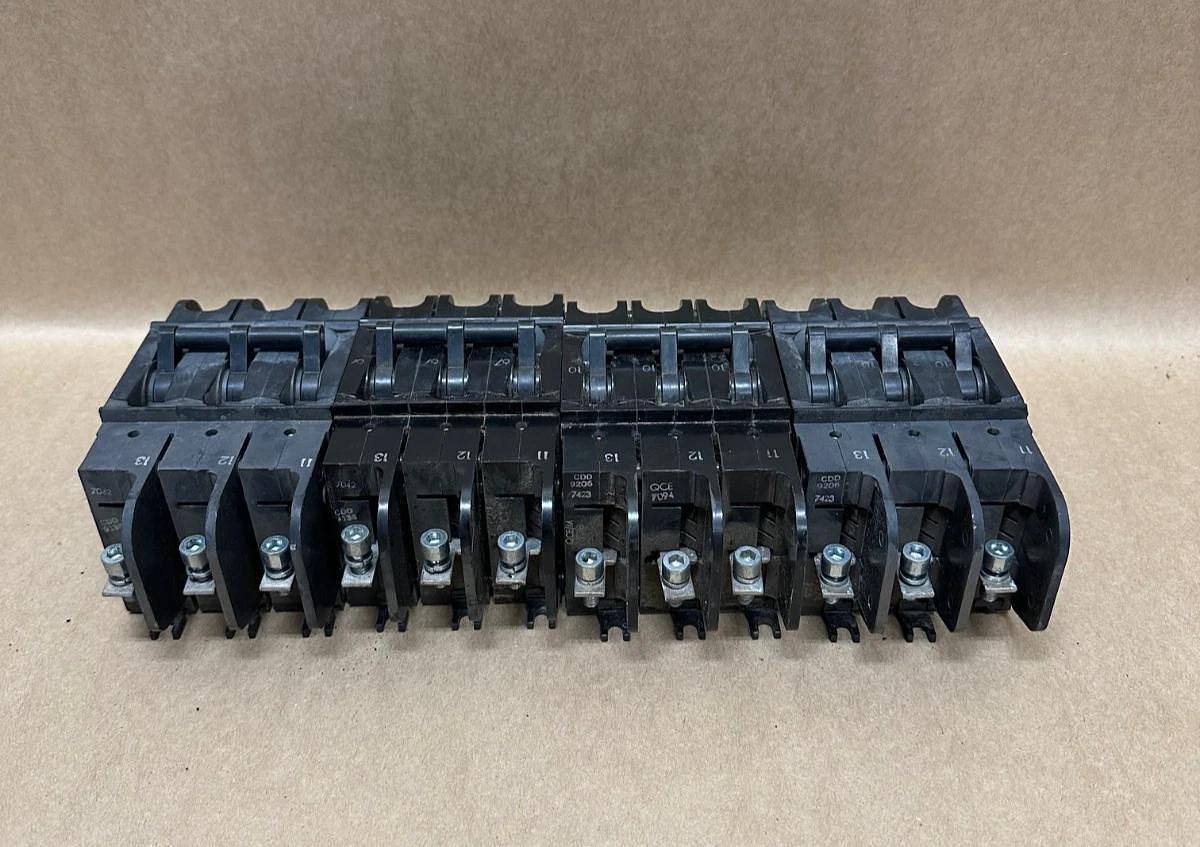 Used Heinemann CF3-233 Lot of 4 Group Circuit Breakers