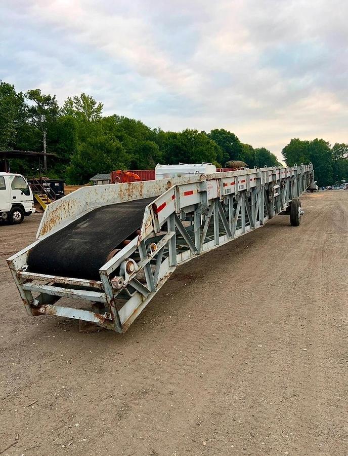 Used Dormont Allen Conveyor Co 42”x61’ Rough Top Conveyor Belt, 42” W Belt, 61' Long