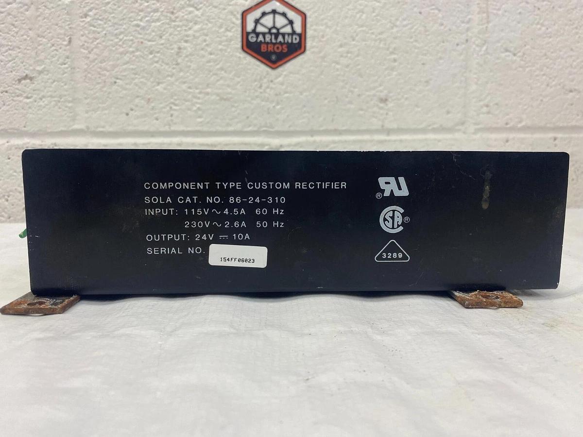 Used SOLA 86-24-310 Component Type Custom Rectifier