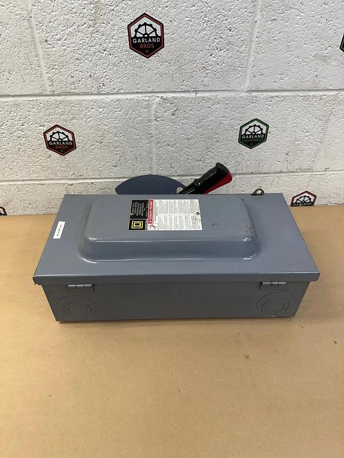 Used Square D H362 Heavy Duty Safety Switch 60A, 600VAC