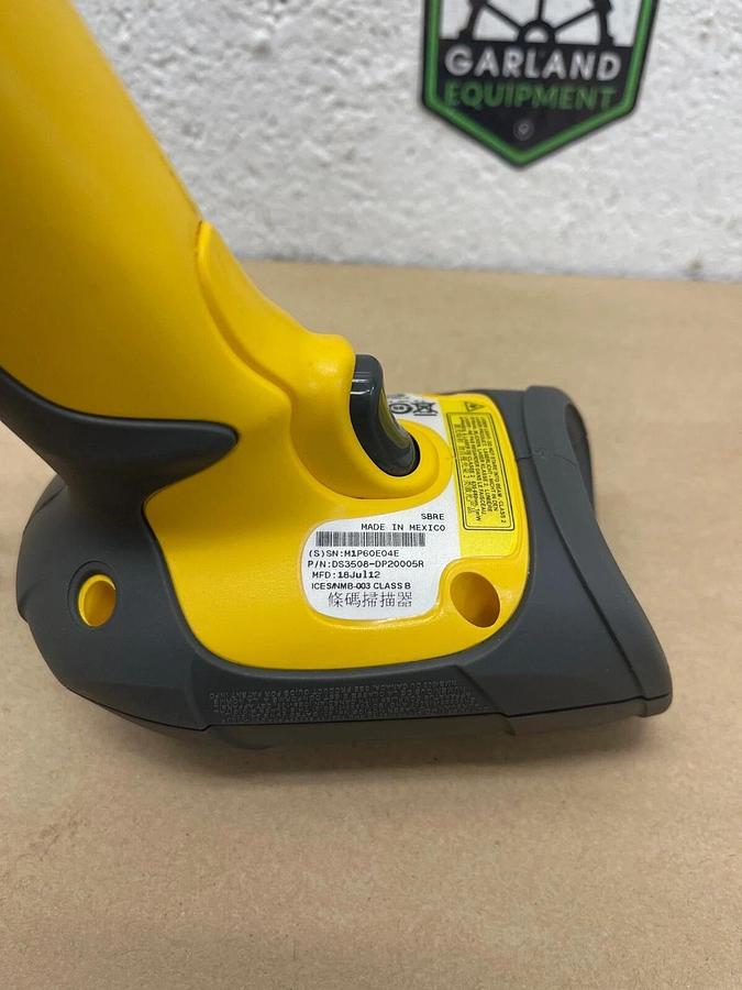 Used Motorola Solutions Inc. DS3508 Symbol, Laser Barcode Scanner, 5V, 0.5A