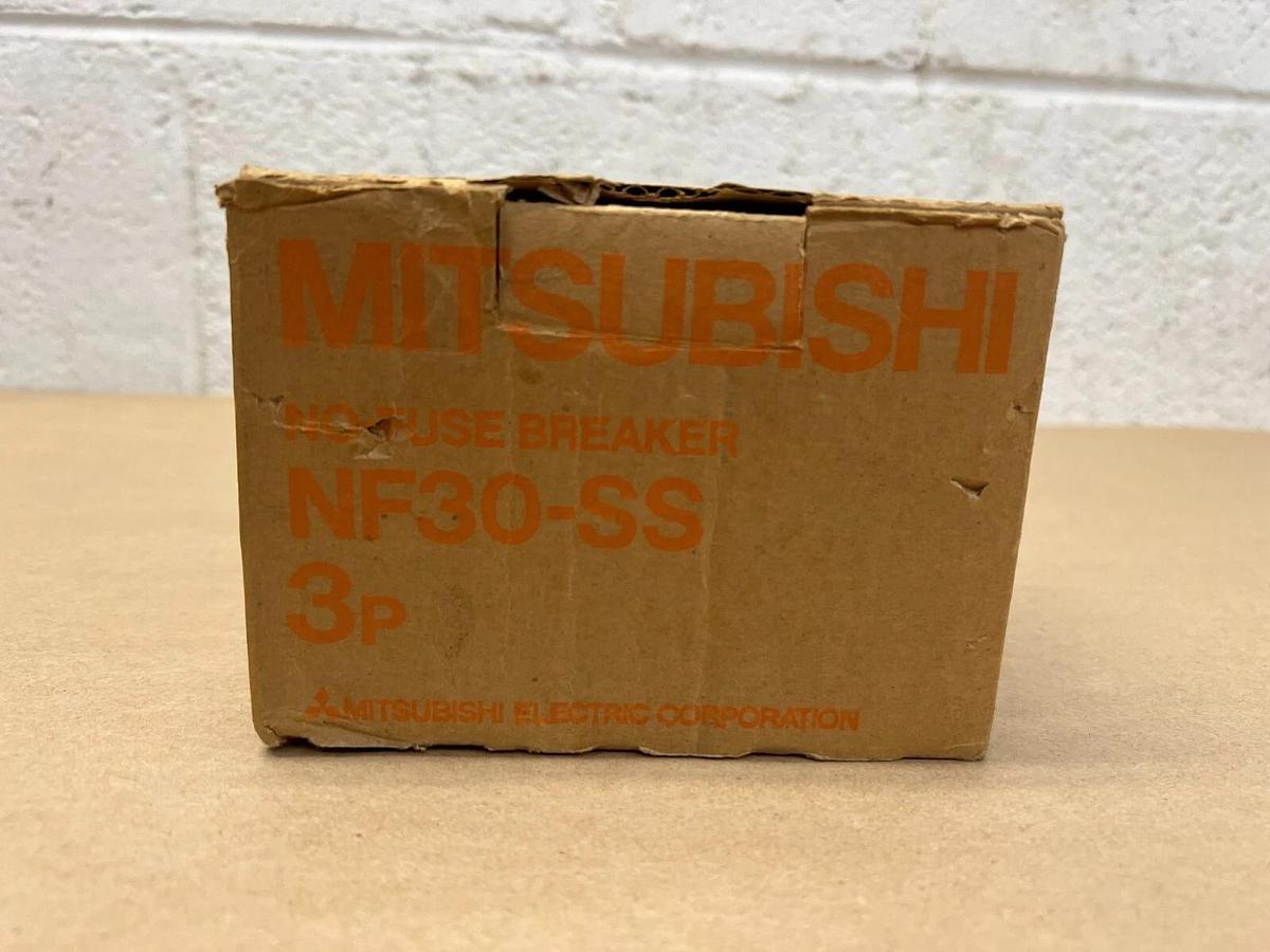 Used Mitsubishi NF30-SS 3P 15 Amp No-Fuse Breaker