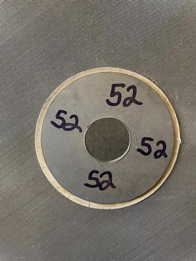 Used Stainless Steel 24” Mesh for Vibratory Screener, 52 microns