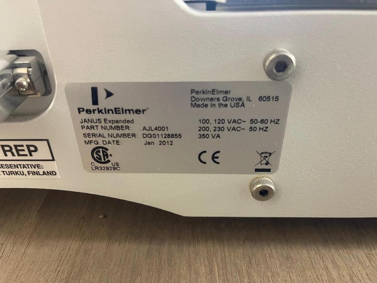 Used Perkin Elmer AJL4001 JANUS Expanded Automated Liquid Handling Work Station