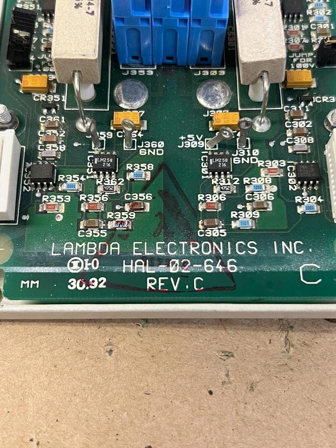 Used Lambda HAL-02-646 Circuit Board