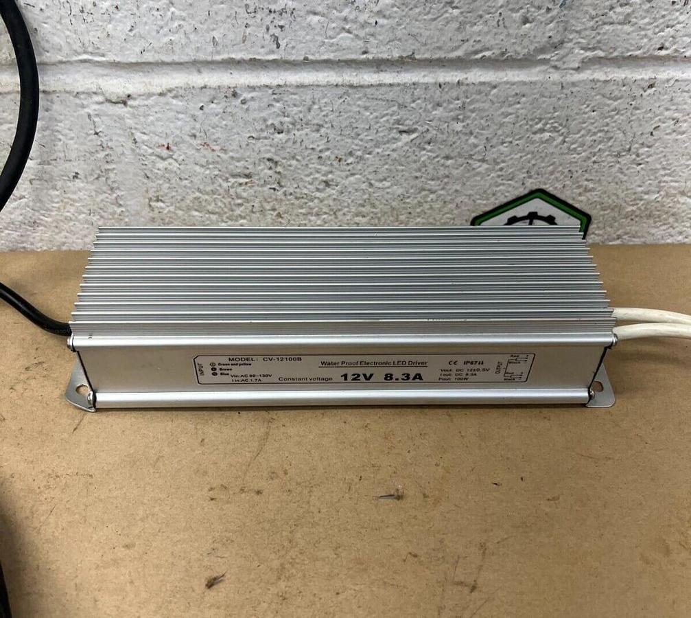 Used CV-12100B 12V Waterproof Electronic LED Driver