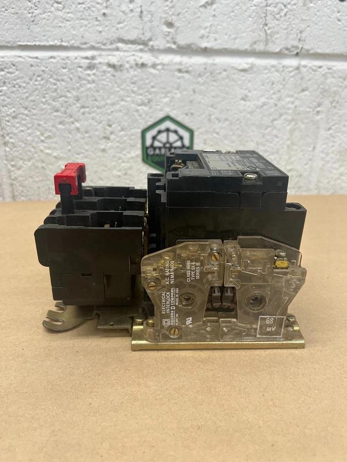 Used Square D SB0 2 Class 8536, Form S Starter, NEMA Size 0