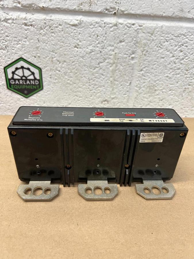 Used Cutler Hammer MT3800T Thermal Magnetic Trip Unit