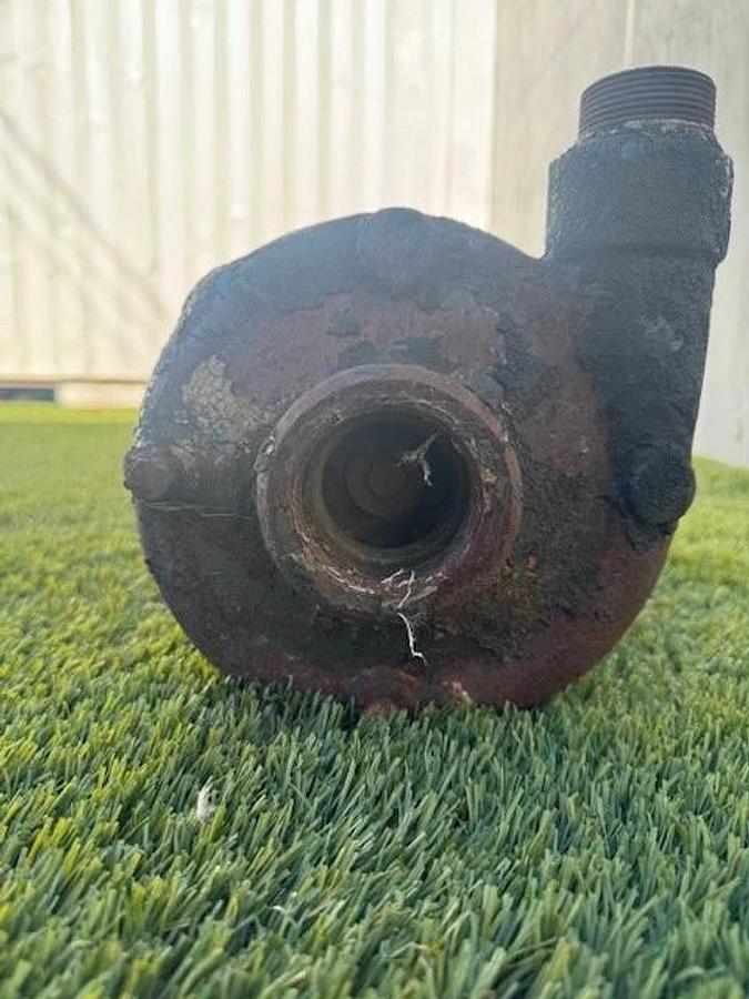 Used Goulds 57178 Frame Pump Assembly 1-3/4” & 2-1/2” Bores, Baldor 5Hp Motor 3450RPM