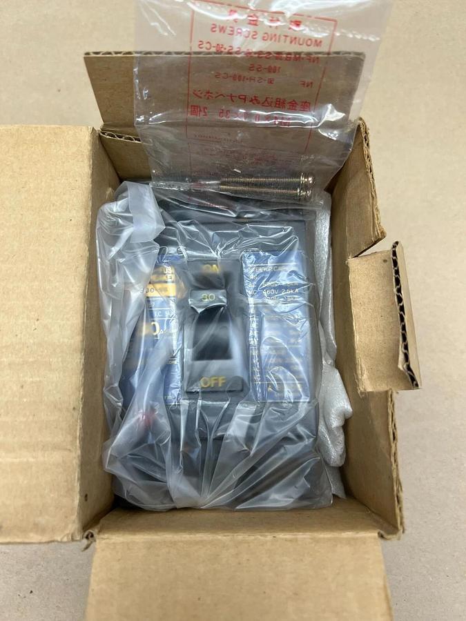 Used Mitsubishi NF30-SS 3P 30 Amp No-Fuse Breaker