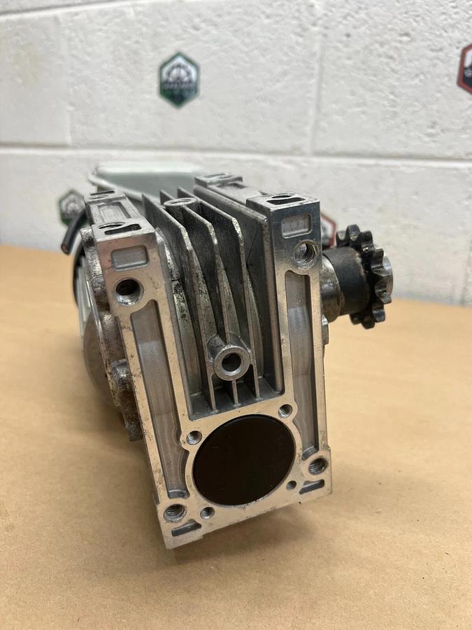 Used Liming SNEM50 Reducer w/ NEM50 Gear Reducer 1/4Hp 1/80 Ratio