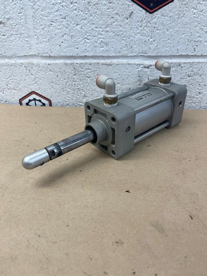 Used SMC NCA1G200-0200 Air Cylinder 250 PSI