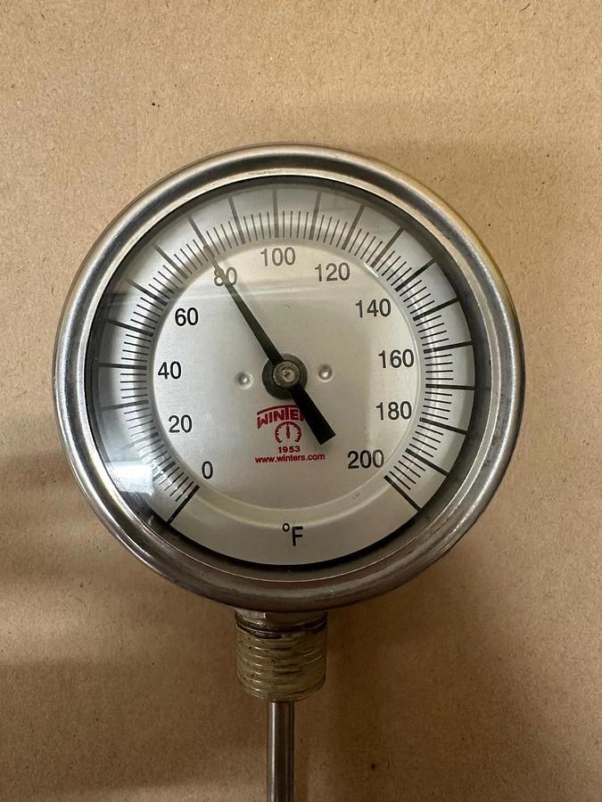 Used Winters 1953 0-200 Temperature Gauge