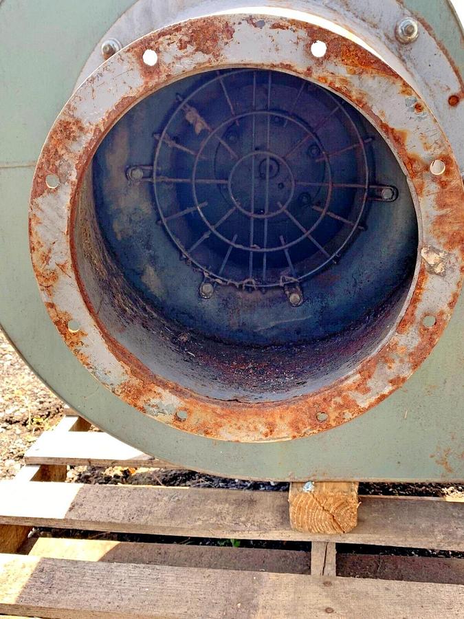 Used New York Blower (NYB) Size 15 ACF Fan, 2600 CFM @ 8" SP  w/ Baldor 5HP Motor