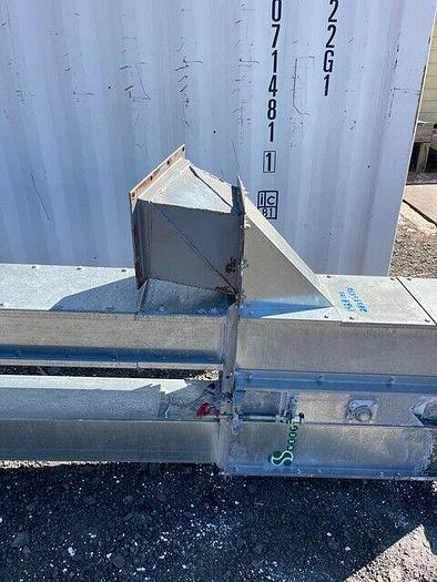 Used Sweet Mfg Co ATOM II Silver-Sweet Bucket Elevator, 6"x5" Perf Plastic Buckets