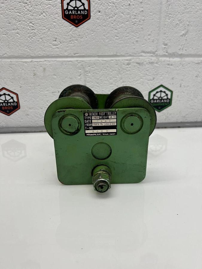 Used Hitachi 1/4EP Push Trolley, 4kg, I-Beam 150x75, 200x100