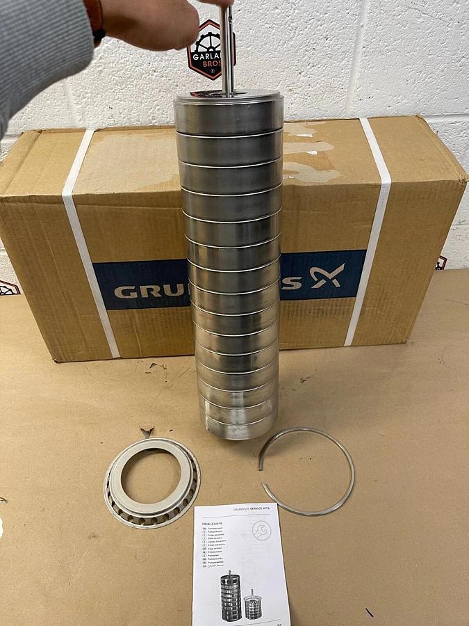 Grundfos CRN4-160/15SF, 415366, Chamber Stack Kit, Ceramic Bearings