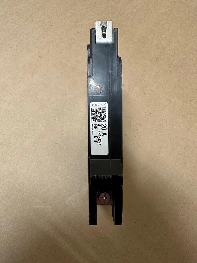 Used Square D EDB14020 20A 1 Pole Circuit Breaker