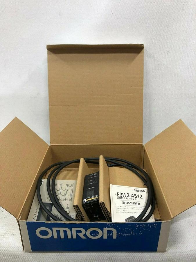 Used Omron S3D-P Setting Unit with E3W2-A512 Wide View Sensor