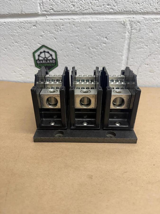 Used Cooper Bussmann PDB370-3 Power Distribution Block, 3-Pole, 600V *NEW*