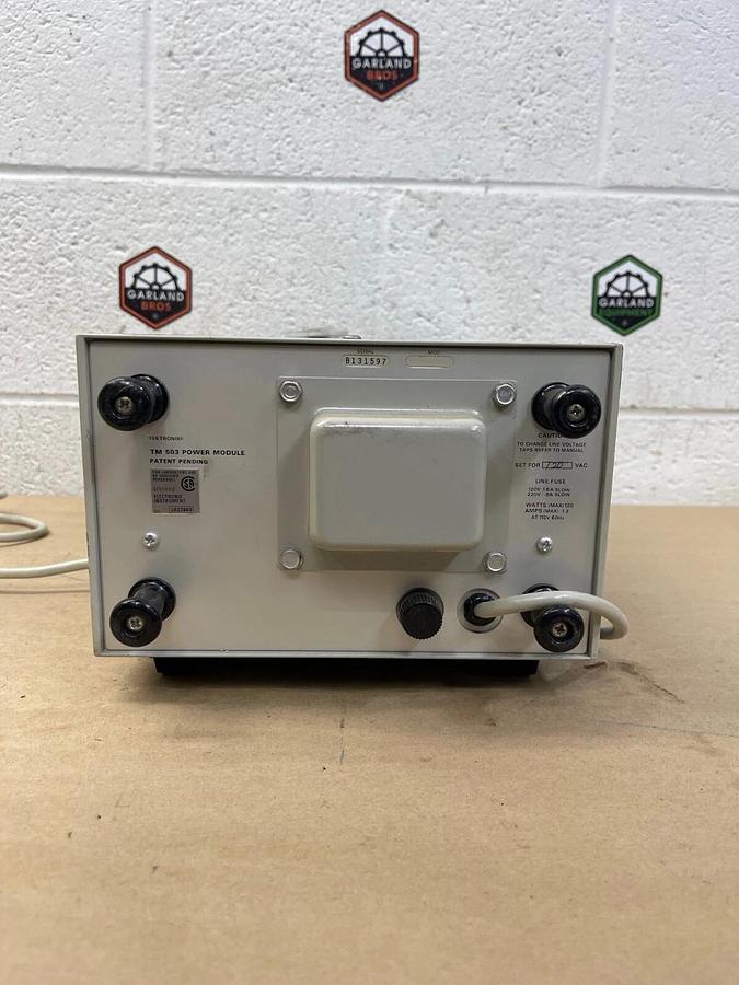 Used Tektronix TM 503 Chassis Power Supply, w/ Lasertron Model QLX
