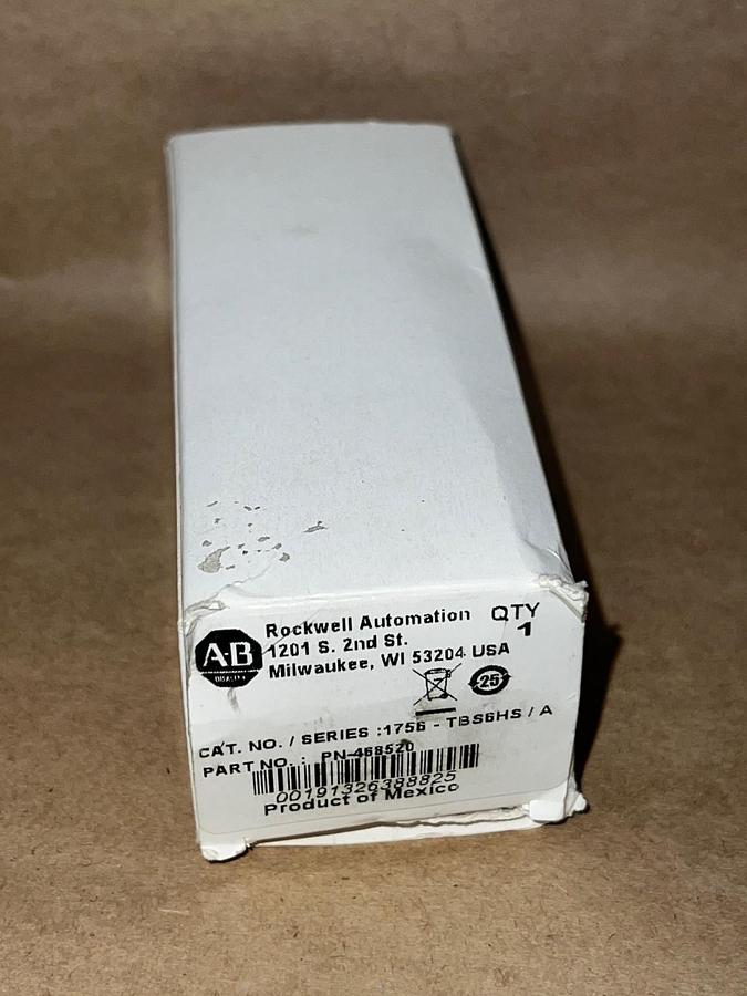 Used Allen Bradley 1756-TBS6HS Ser A ControlLogix PLC Module Terminal Block *NEW*