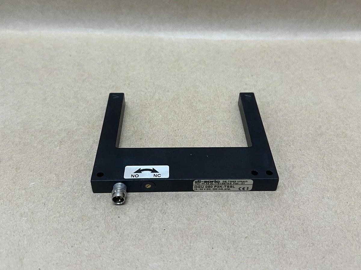 Used Di-Soric OGU 080 P3K-TSSL Fork Photoelectric Sensor