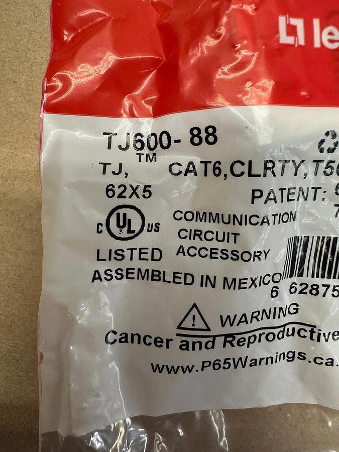 Used Legrand TJ600-88 Clarity 6 TracJack - Box of 19 *NEW*