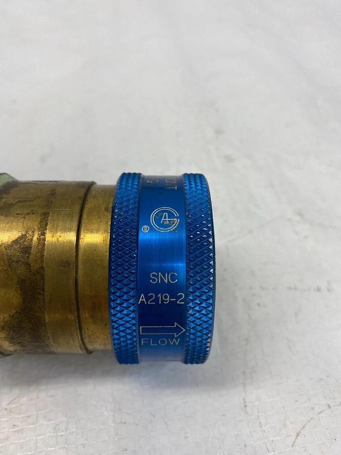 Used Dormont A219-2 Snap Fast Gas Line