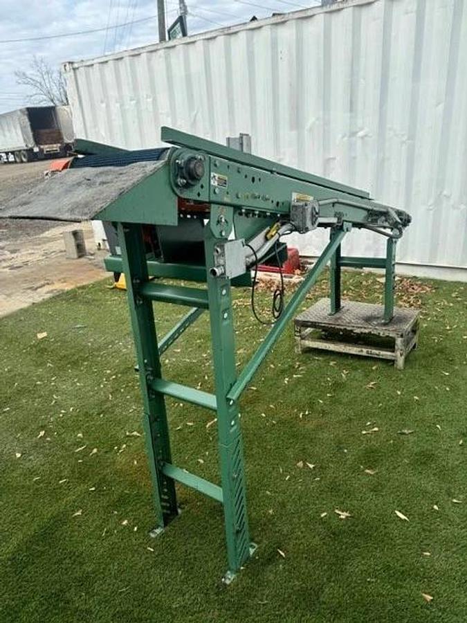 Used Roach Conveyors 537541, 13” x 7’ 7” Conveyor Set Up, w/ 1Hp 230/460 Motor