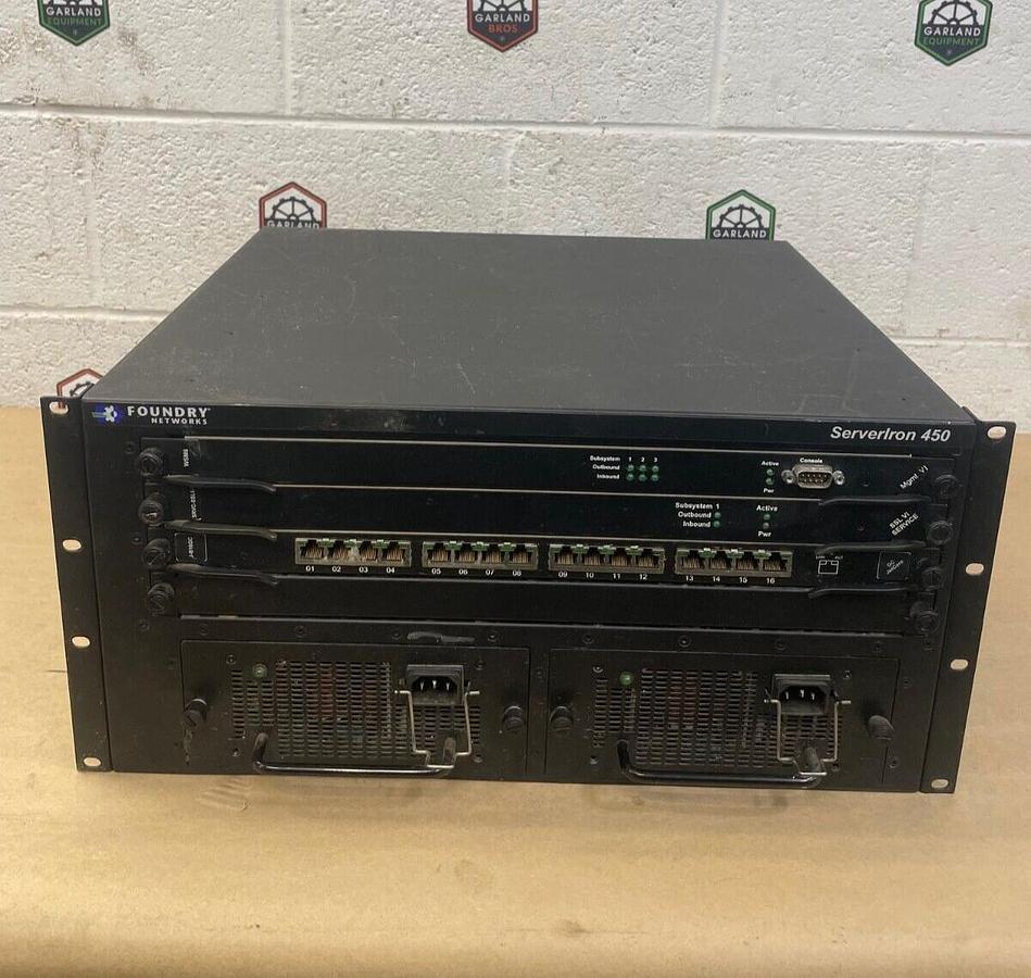 Used Foundry Networks B4000 ServerIron 450