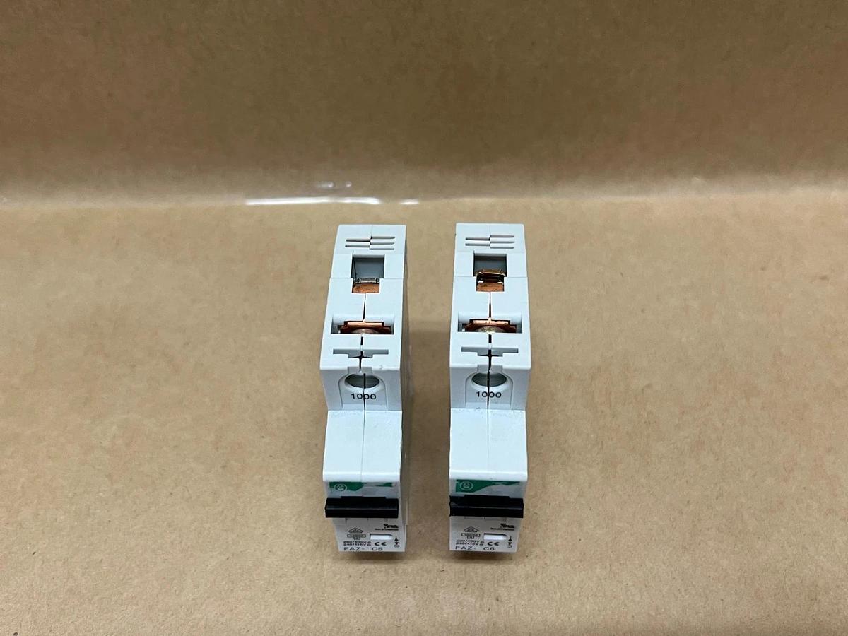 Used Moeller FAZ-C6 Circuit Breaker - Lot of 2